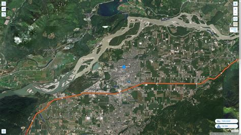 chilliwack webmap|Satellite Map of Chilliwack.